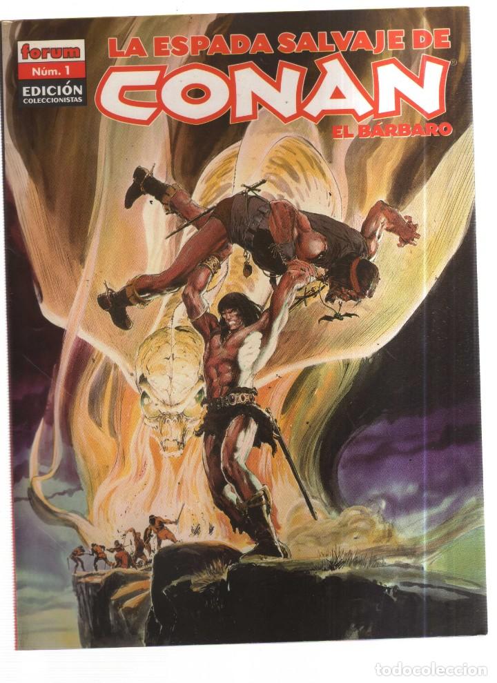 Tebeos: LA ESPADA SALVAJE DE CONAN EL BARBARO N,1 FORUM - Foto 1