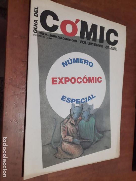 Tebeos: LA GUIA DEL COMIC. DICIEMBRE DE 2001. EXPOCOMIC. FORMATO PERI&Oacute;DICO. BUEN ESTADO. DIFICIL