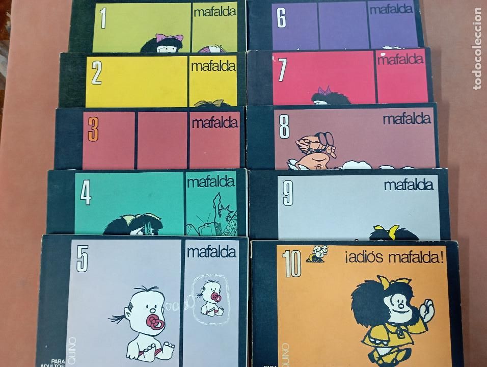 Tebeos: 10 libros Mafalda - lumen 1&ordf; ediciones - COB - Foto 1