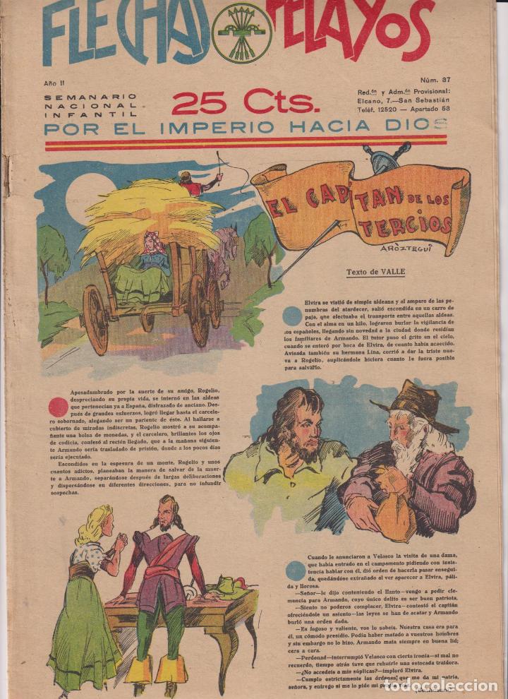 Tebeos: Flechas y Pelayos n&ordm; 37. Fet y de las Jons, 1938 - Foto 1