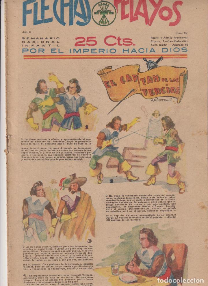 Tebeos: Flechas y Pelayos n&ordm; 29. Fet y de las Jons, 1938 - Foto 1