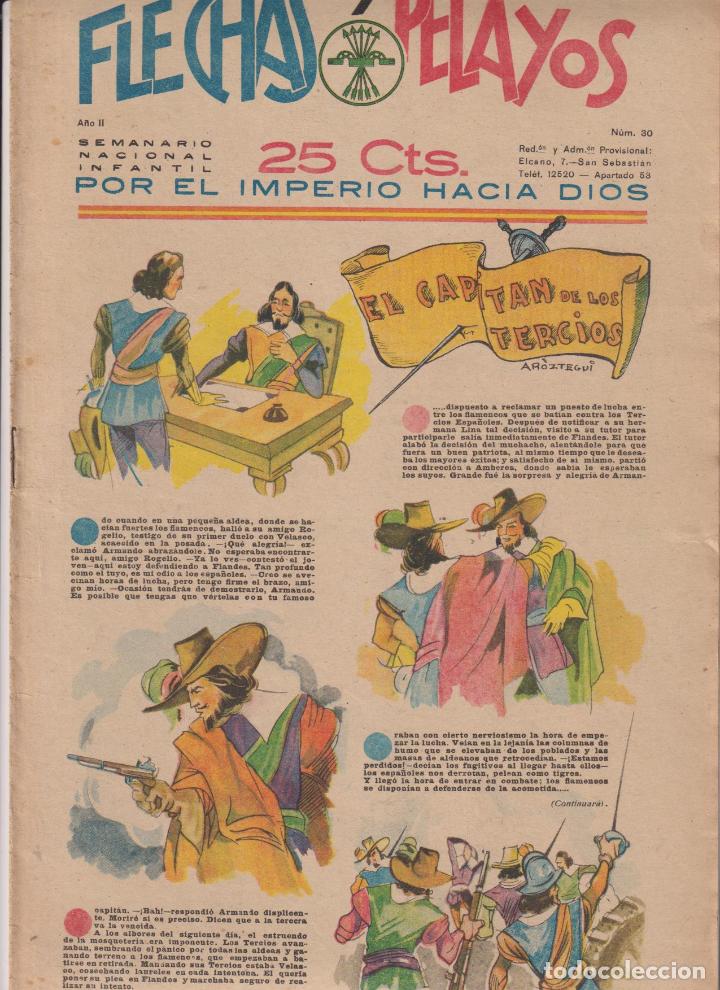Tebeos: Flechas y Pelayos n&ordm; 30. Fet y de las Jons, 1938 - Foto 1