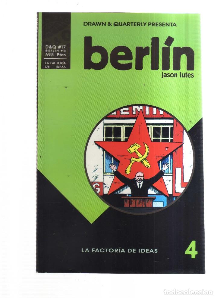 Tebeos: BERLIN JASON LUTES LA FACTORIA DE IDEAS N,4 - Foto 1