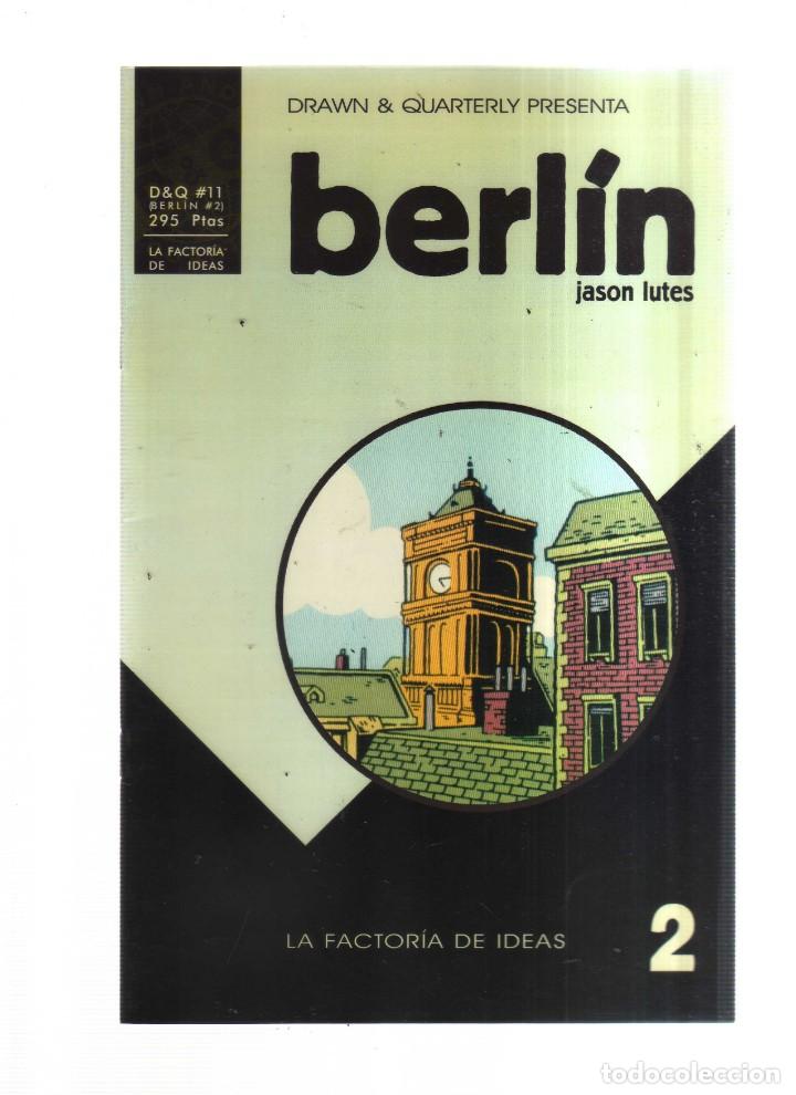 Tebeos: BERLIN JASON LUTES LA FACTORIA DE IDEAS N,2 - Foto 1
