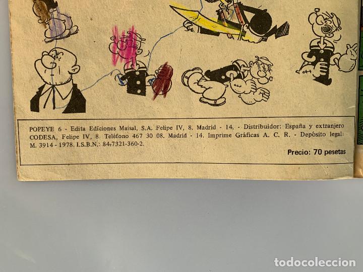 Tebeos: C&oacute;mic Popeye Ediciones Maisal 1978 - Foto 3