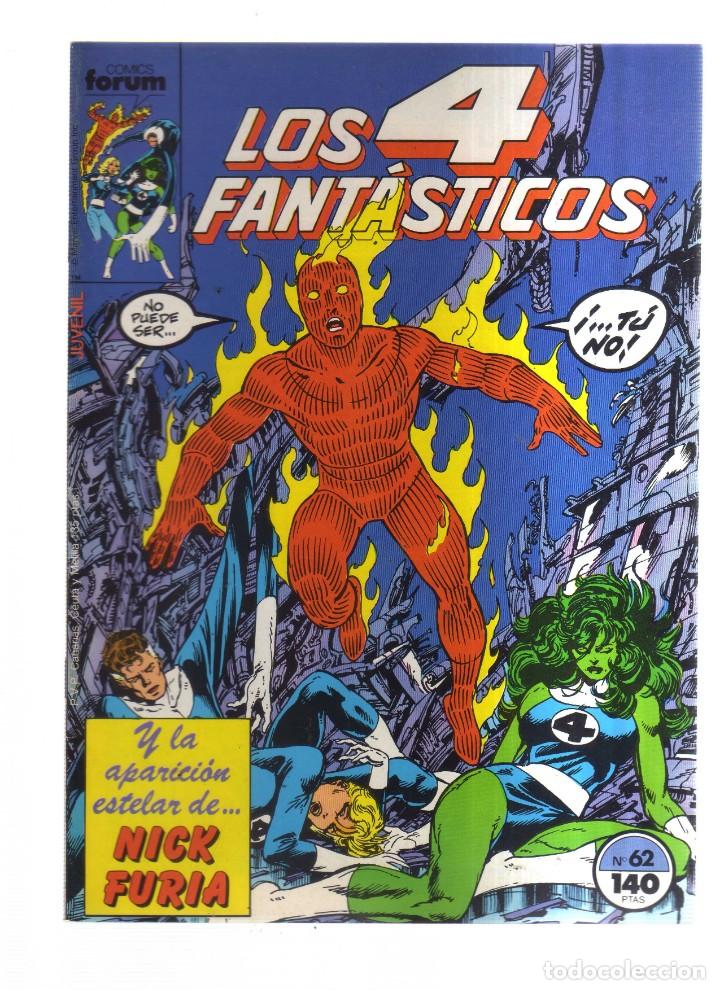 Tebeos: LOS 4 FANTASTICOS FORUM N,62 - Foto 1