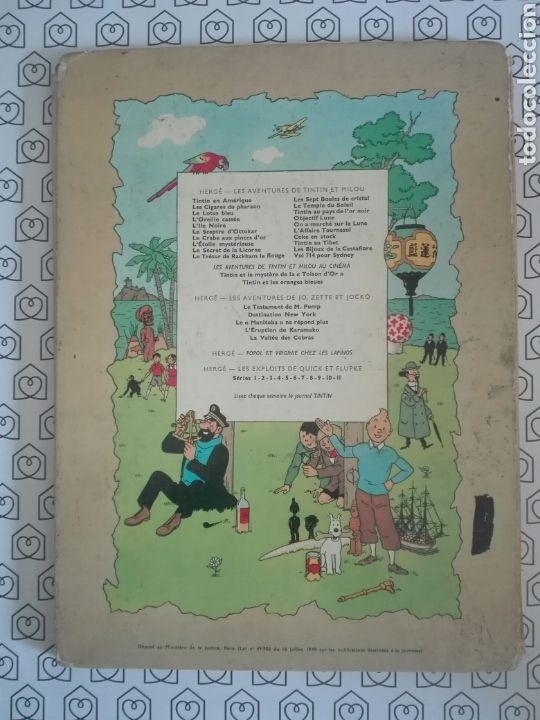 Tebeos: C&oacute;mic Tint&iacute;n OBJECTIF LUNE 1953 - Foto 18