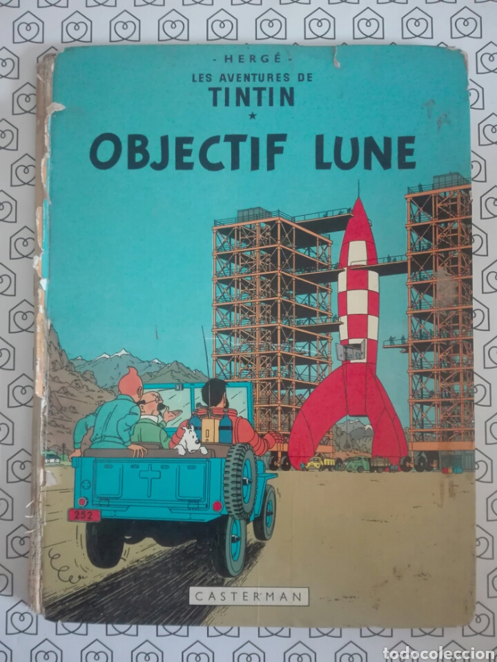 Tebeos: C&oacute;mic Tint&iacute;n OBJECTIF LUNE 1953 - Foto 1