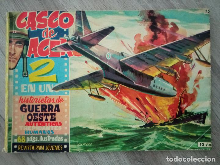 Tebeos: CASCO DE ACERO 2 EN UNO, N&ordm; 15 - Foto 1