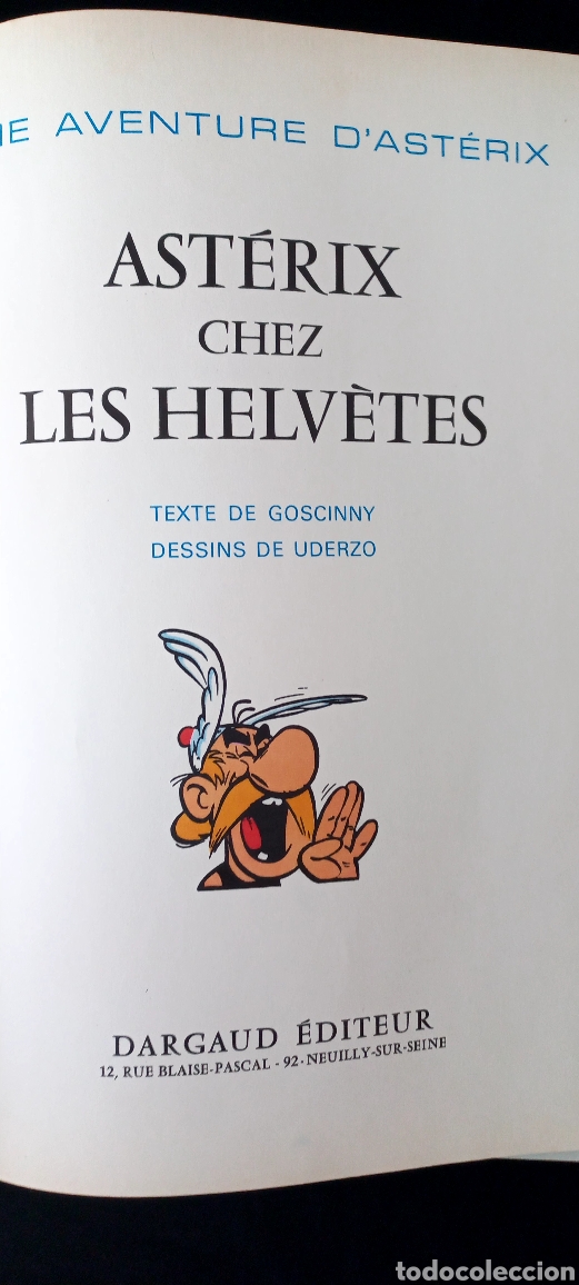 Tebeos: Asterix chez les helvetes. 1970 - Foto 3
