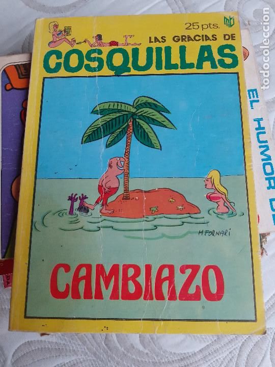 Tebeos: CAMBIAZO - N&ordm; 6 DE 14 - LAS GRACIAS DE COSQUILLAS - HUMOR EROTICO - 1976 - MARC BEN -