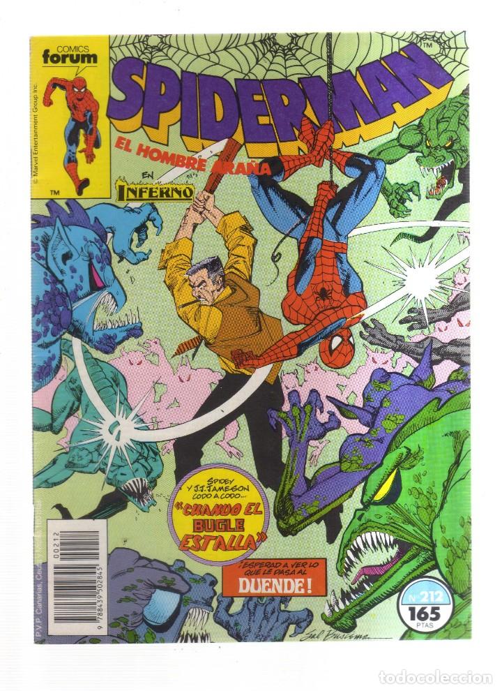 Tebeos: SPIDERMAN EL HOMBRE ARA&Ntilde;A N,212 - Foto 1