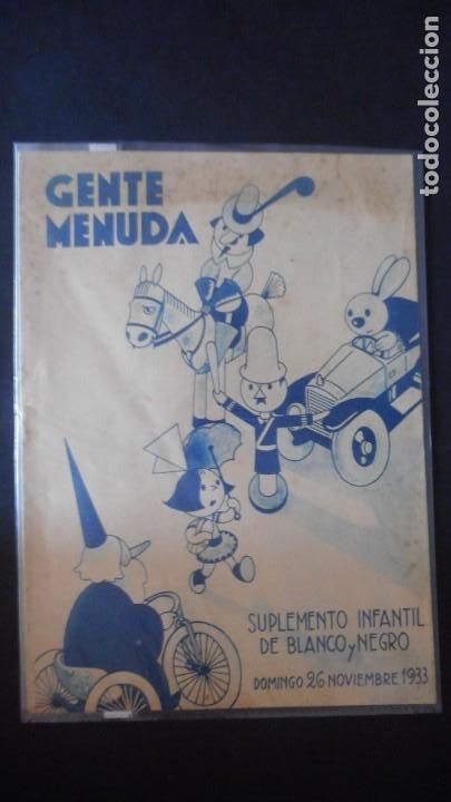 Tebeos: GENTE MENUDA ( NOV 1933) /13 - Foto 1