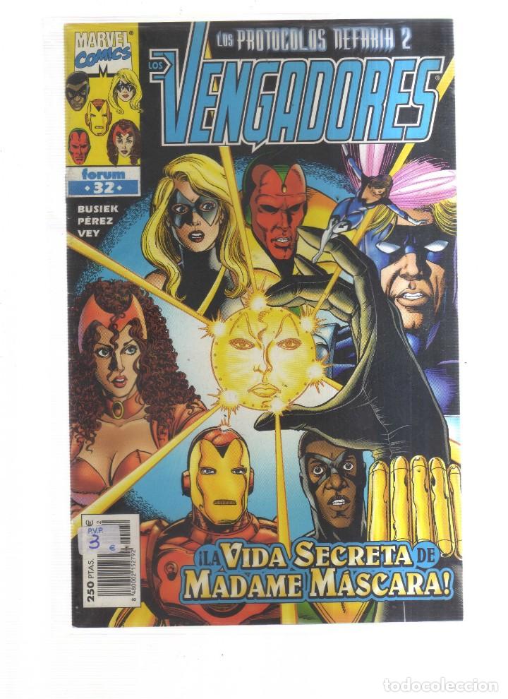 Tebeos: LOS VENGADORES N,32 FORUM LOS PROTOCOLOS DEFARIA 2 - Foto 1