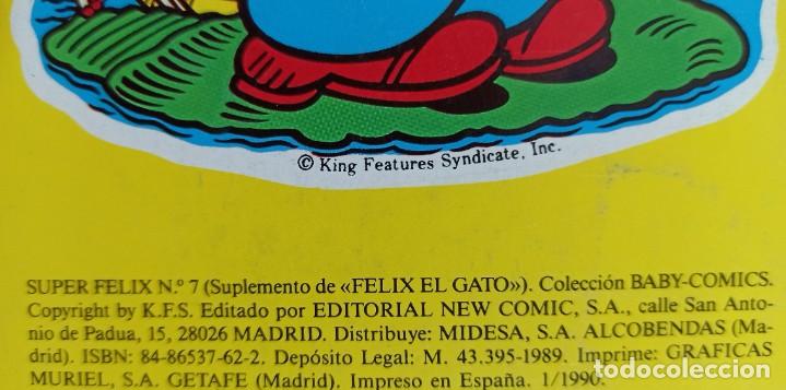Tebeos: SUPER FELIX EL GATO N&ordm;7 - EDITORIAL NEW COMIC 1990. - Foto 4