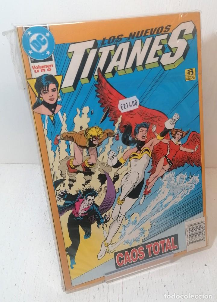 Tebeos: Comic: &rdquo;Los nuevos titanes: caos total&rdquo; volumen 1 y 2 DC comics - Foto 1