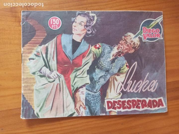 Tebeos: DIEGO VALOR N&ordm; 32 - LUCHA DESESPERADA - ORIGINAL - EDICIONES CID (O) - Foto 1