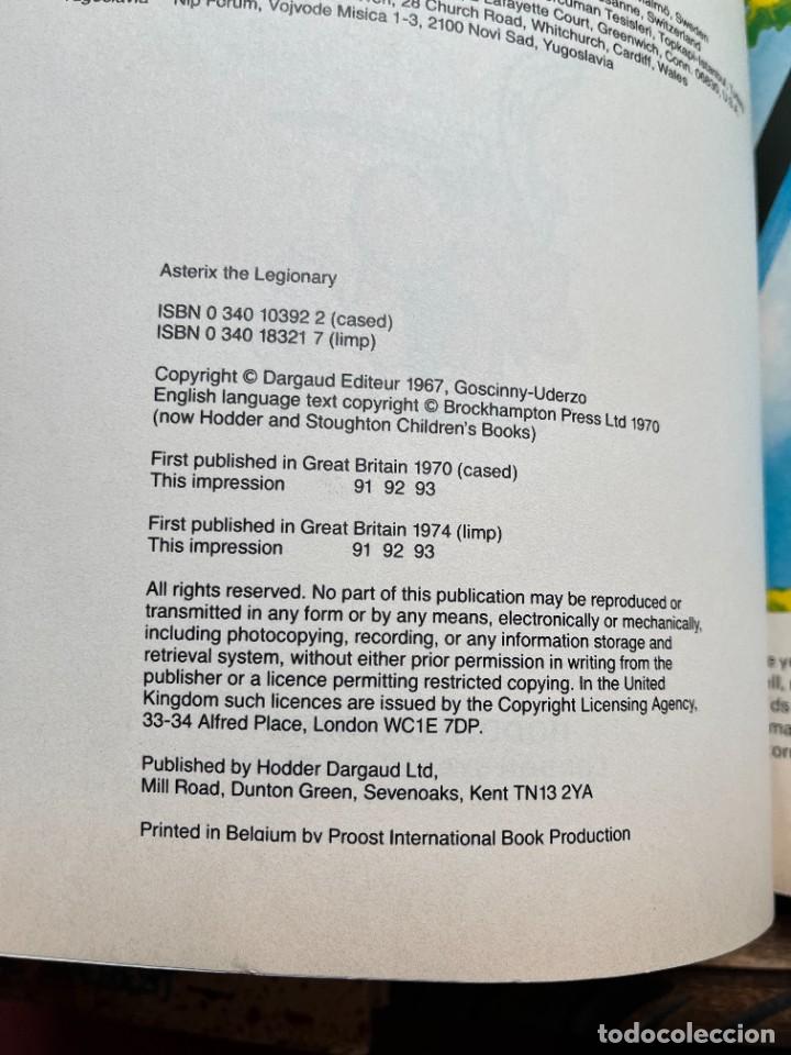 Tebeos: ASTERIX THE LEGIONARY. 1974. EN INGL&Eacute;S. - Foto 2