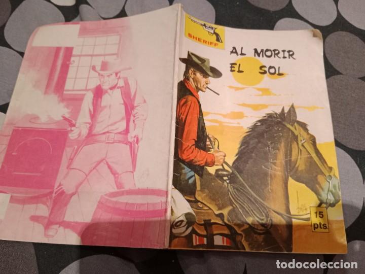 Tebeos: SHERIFF - AL MORIR EL SOL - EDITORIAL VILMAR 1977 - Foto 1