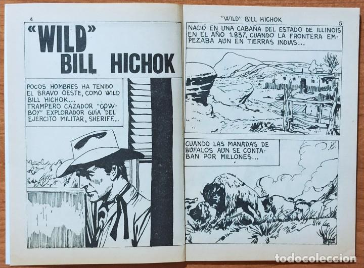 Tebeos: HEROES DEL OESTE - WILD. BILL HICHOK - EDITORIAL VILMAR DE KIOSKO. - Foto 5