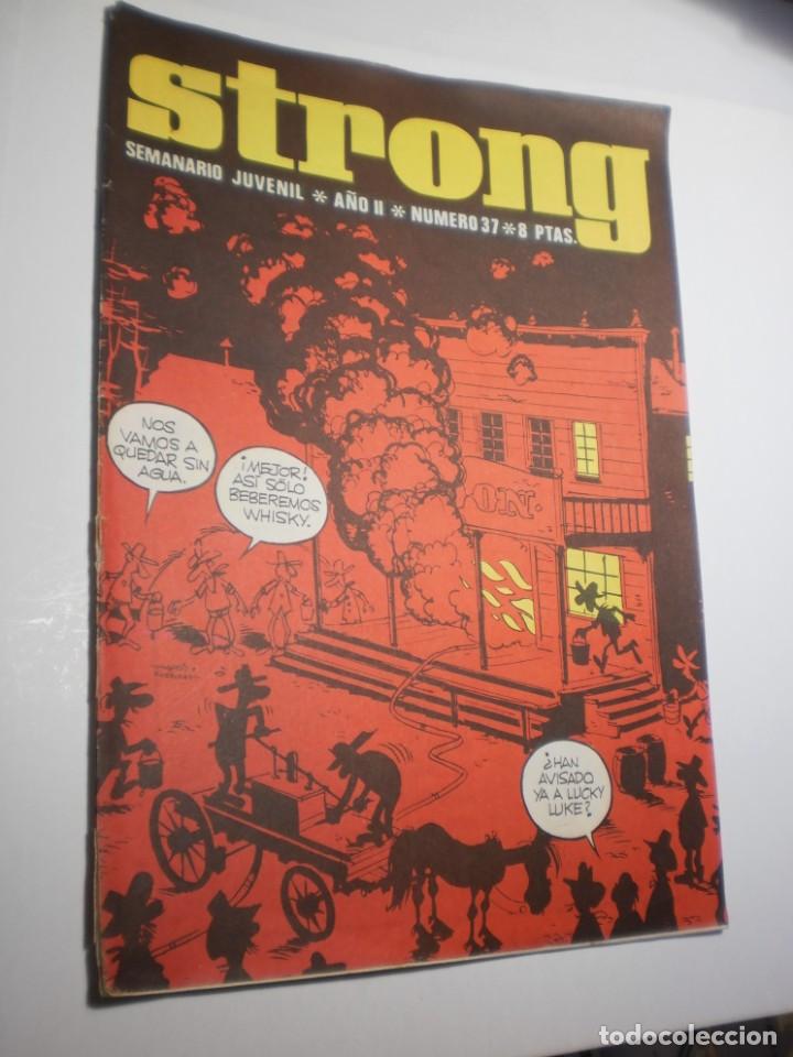 BDs: strong n&ordm; 37 editorial argos (estado normal, pasatiempos sin uso, leer)