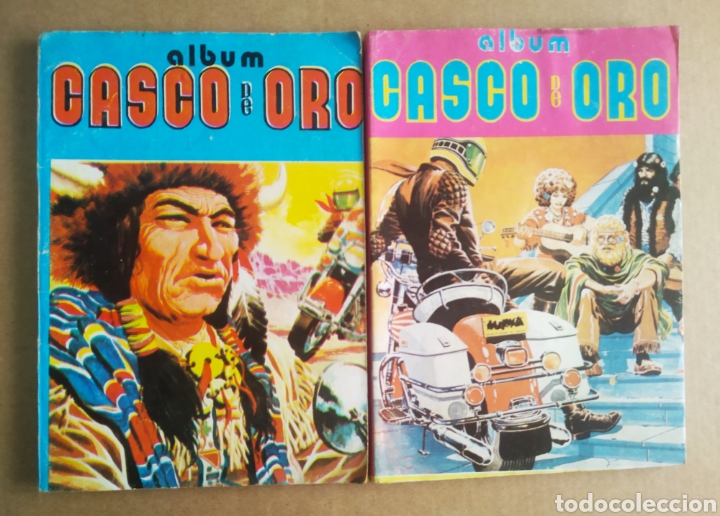 Giornalini: Lote &Aacute;lbum Casco de Oro n&deg;1-2 (Maisal, 1980). Dos episodios cada volumen.