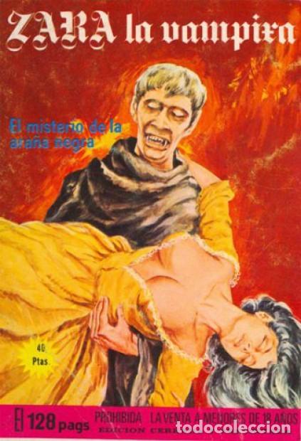 Tebeos: ZARA LA VAMPIRA-ELVIBERIA- N&ordm; 5 -EL MISTERIO DE LA ARA&Ntilde;A NEGRA-1976-REGULAR-DIF&Iacute;CIL-LEA-7440