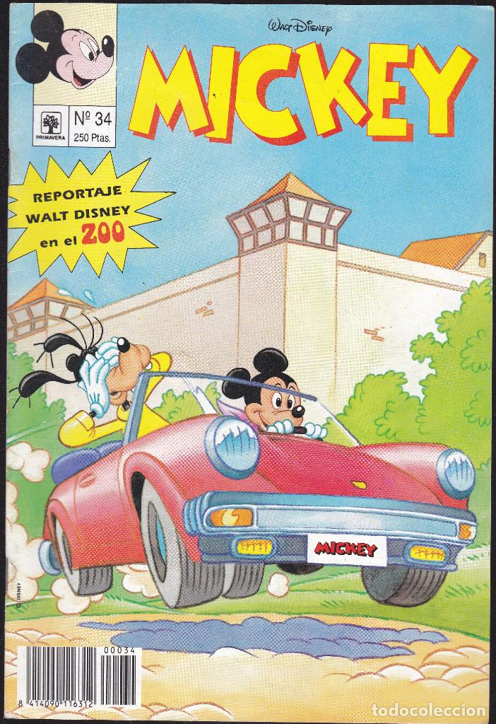 Tebeos: MICKEY - n&ordm; 34 - 1992 - muy dificil de ver - editorial primavera - Foto 1