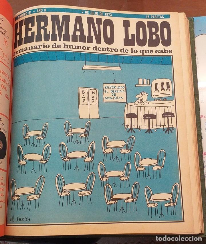 Tebeos: Hermano Lobo - originales del no. 1 al 75 - encuadernado - Foto 2