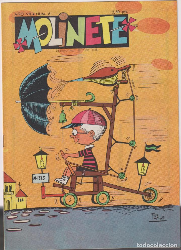 Tebeos: Molinete A&ntilde;o VII n&ordm; 6. Dulma 1956 - Foto 1