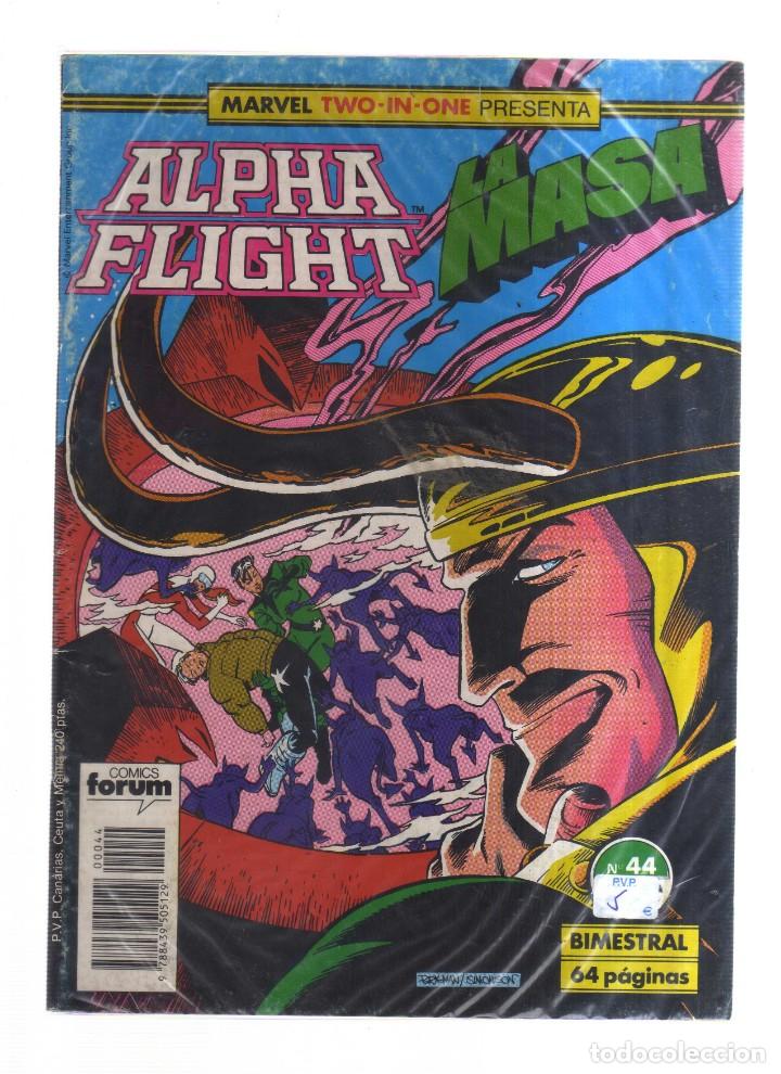 Tebeos: ALPHA FLIGHT LA MASA MARVEL TWO-IN-ONE PRESENTA N,44 BIMESTRAL 64 PAGINAS - Foto 1