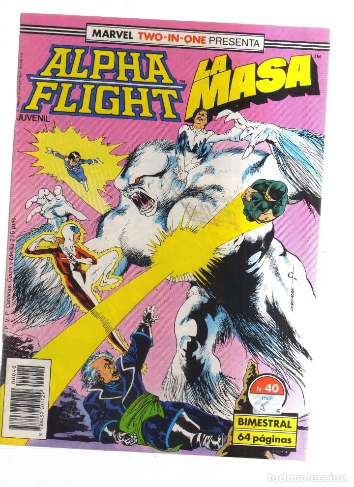 Tebeos: ALPHA FLIGHT MARVEL TWO-IN-ONE PRESENTA LA MASA BIMESTRAL 64 PAGINAS N,40 - Foto 1