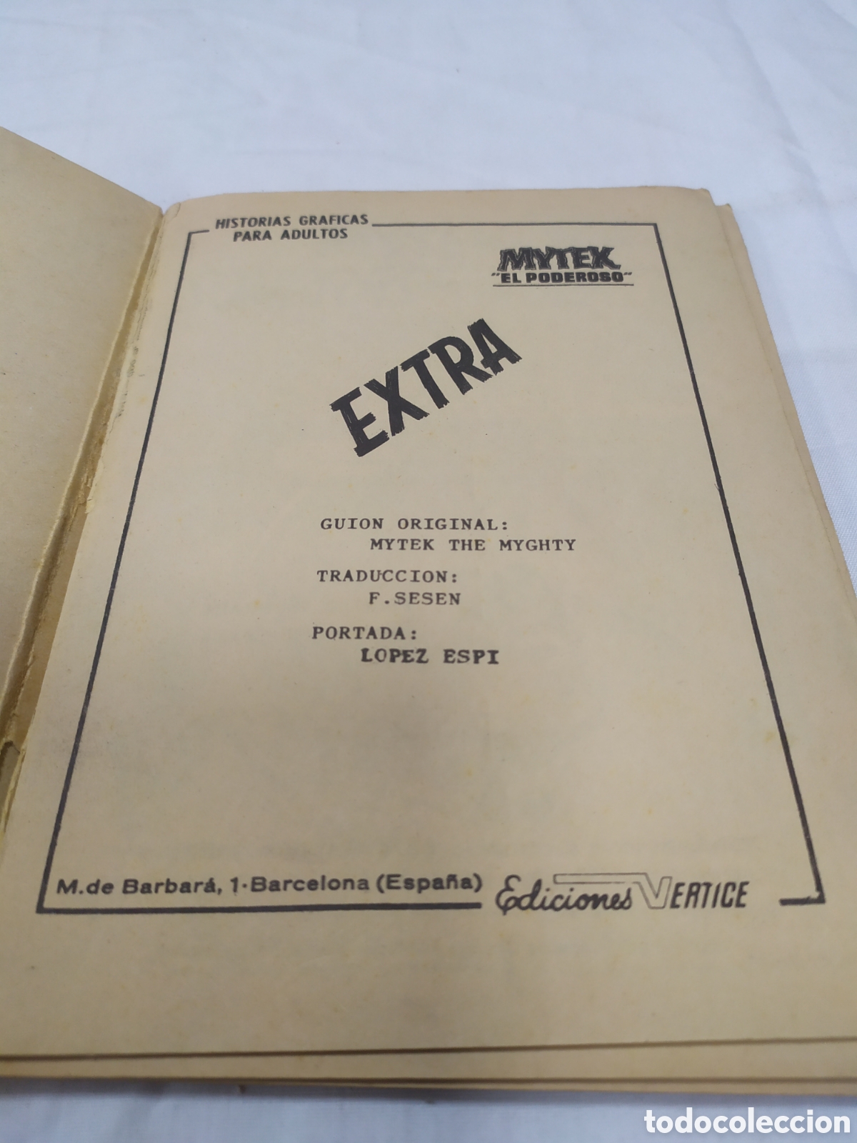 Tebeos: Mytek el poderoso. Ediciones V&eacute;rtice, 1970 - Foto 3