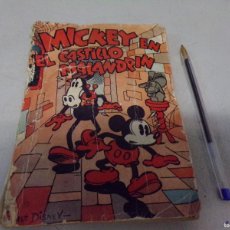 Tebeos: MICKEY EN EL CASTILLO DEL MALANDRIN 1938 EDITORIAL MOLINO TEBEO COMIC. Lote 363973911