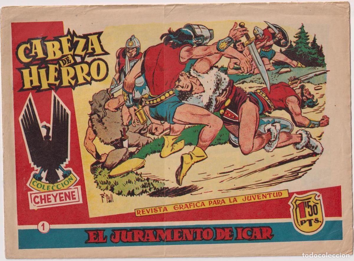 Tebeos: Cabeza de Hierro. Marco 1954. Colecci&oacute;n Completa (12 ejemplares) - Foto 1