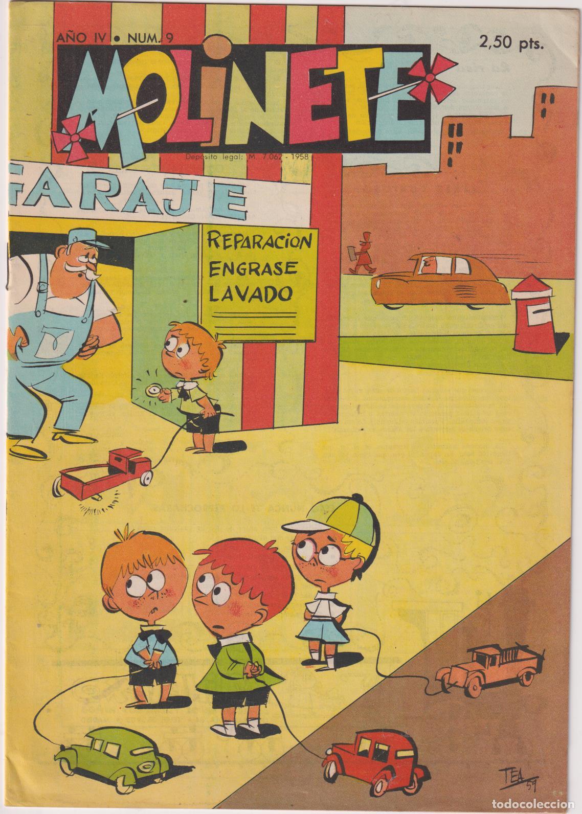 Tebeos: Molinete A&ntilde;o IV n&ordm; 9. Dulma 1956 - Foto 1