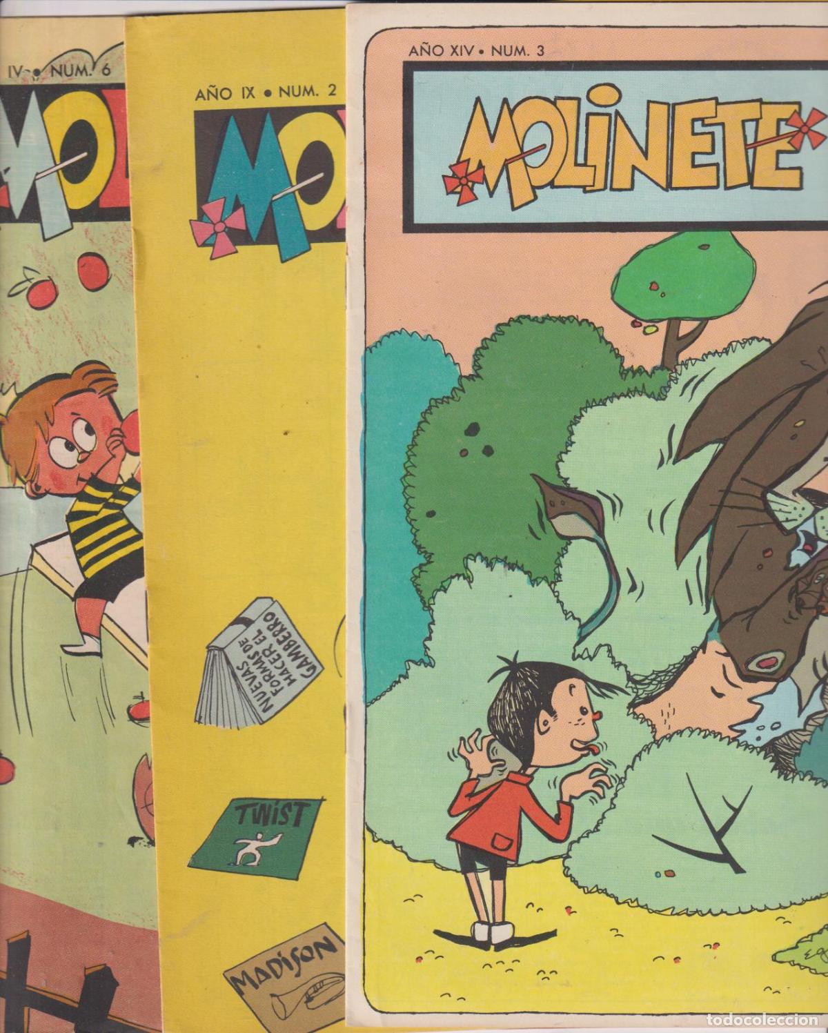 BDs: Lote de 3 Molinetes: A&ntilde;o IV n&ordm; 6