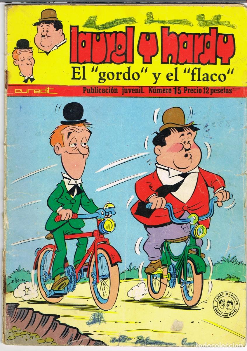 Tebeos: LAUREL Y HARDY EL &rdquo;GORDO&rdquo; Y EL &rdquo;FLACO&rdquo; NUMERO 15 EUREDIT - Foto 1
