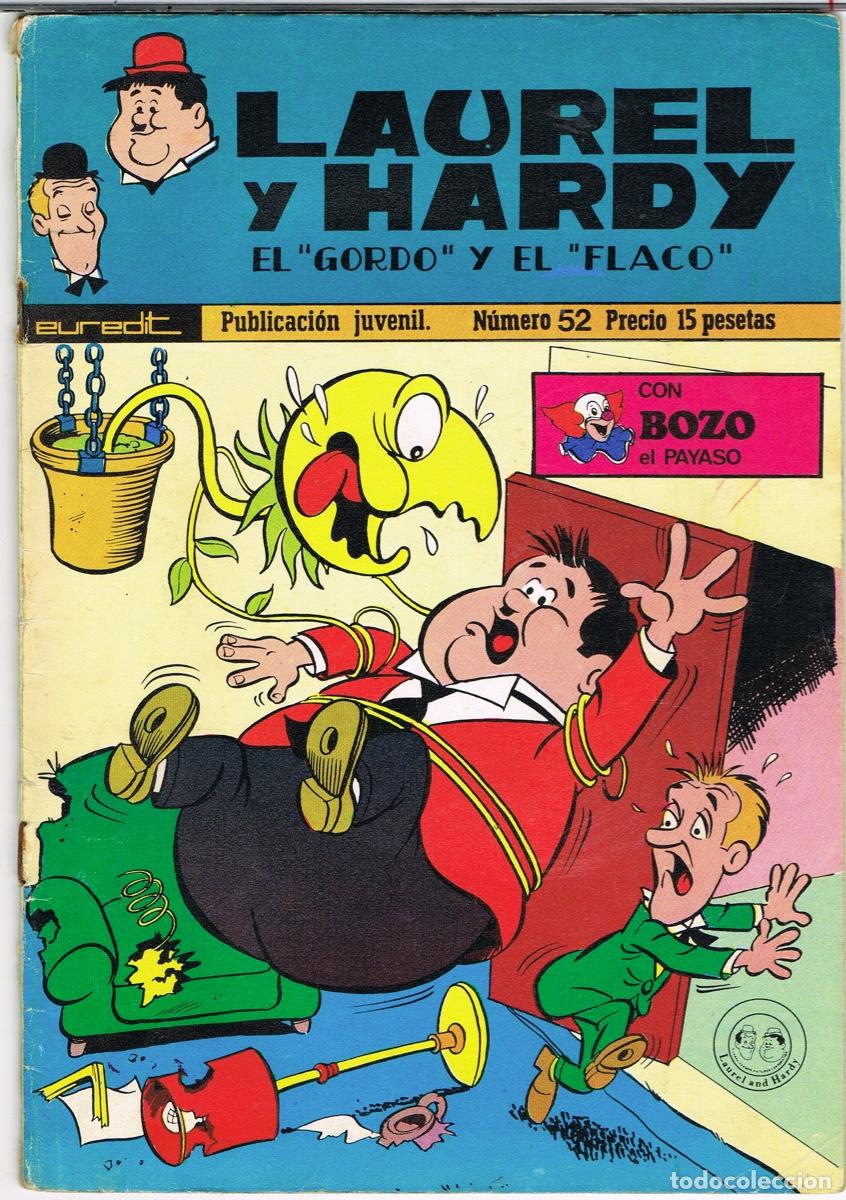 Tebeos: LAUREL Y HARDY EL &rdquo;GORDO&rdquo; Y EL &rdquo;FLACO&rdquo; NUMERO 52 EUREDIT - Foto 1