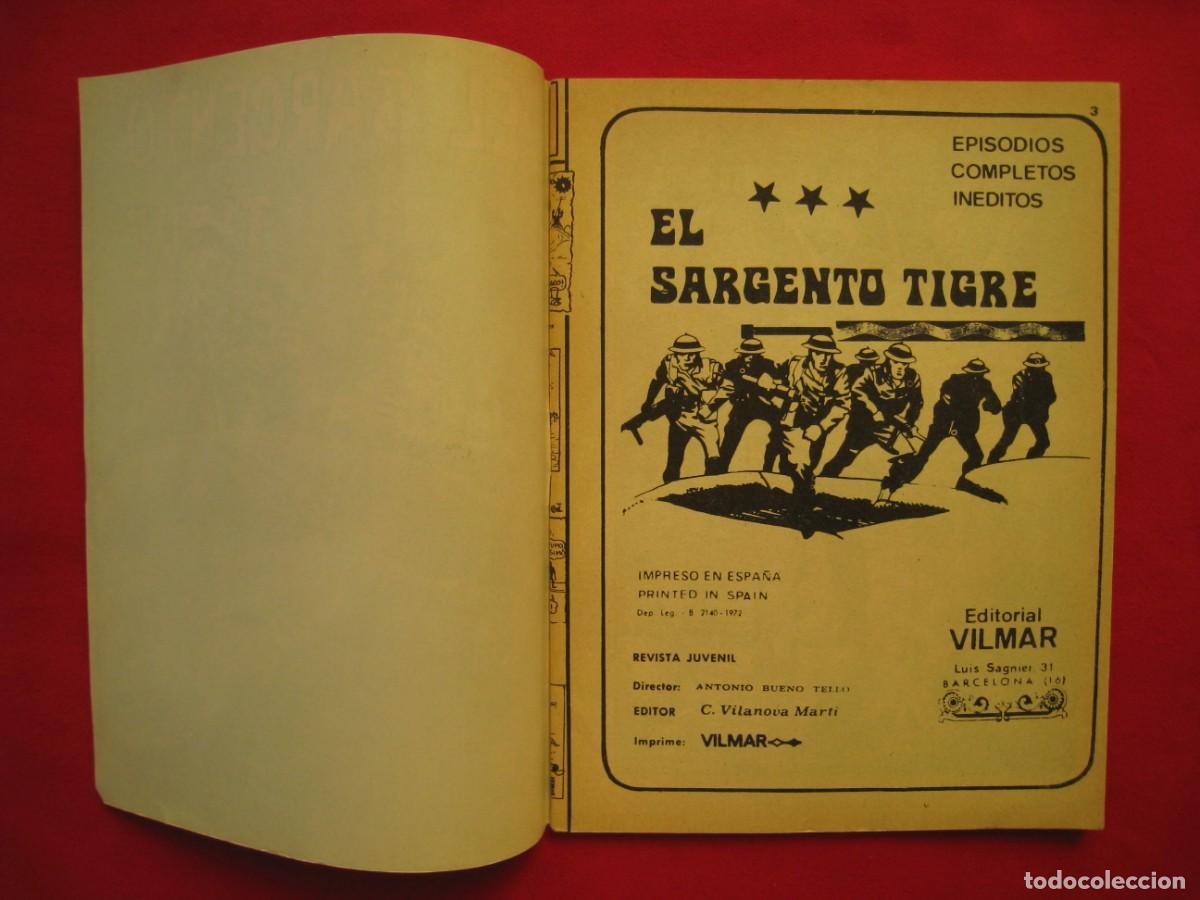 Tebeos: EL SARGENTO TIGRE - N&ordm; 2 - EDITORIAL VILMAR. - Foto 3