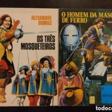 Tebeos: ARTURO DEL CASTILLO - OS TRES MOSQUETEIROS & O HOMEN DA MASCARA DE FERRO - OBRA COMPLETA. PORTUGUES.. Lote 365757091