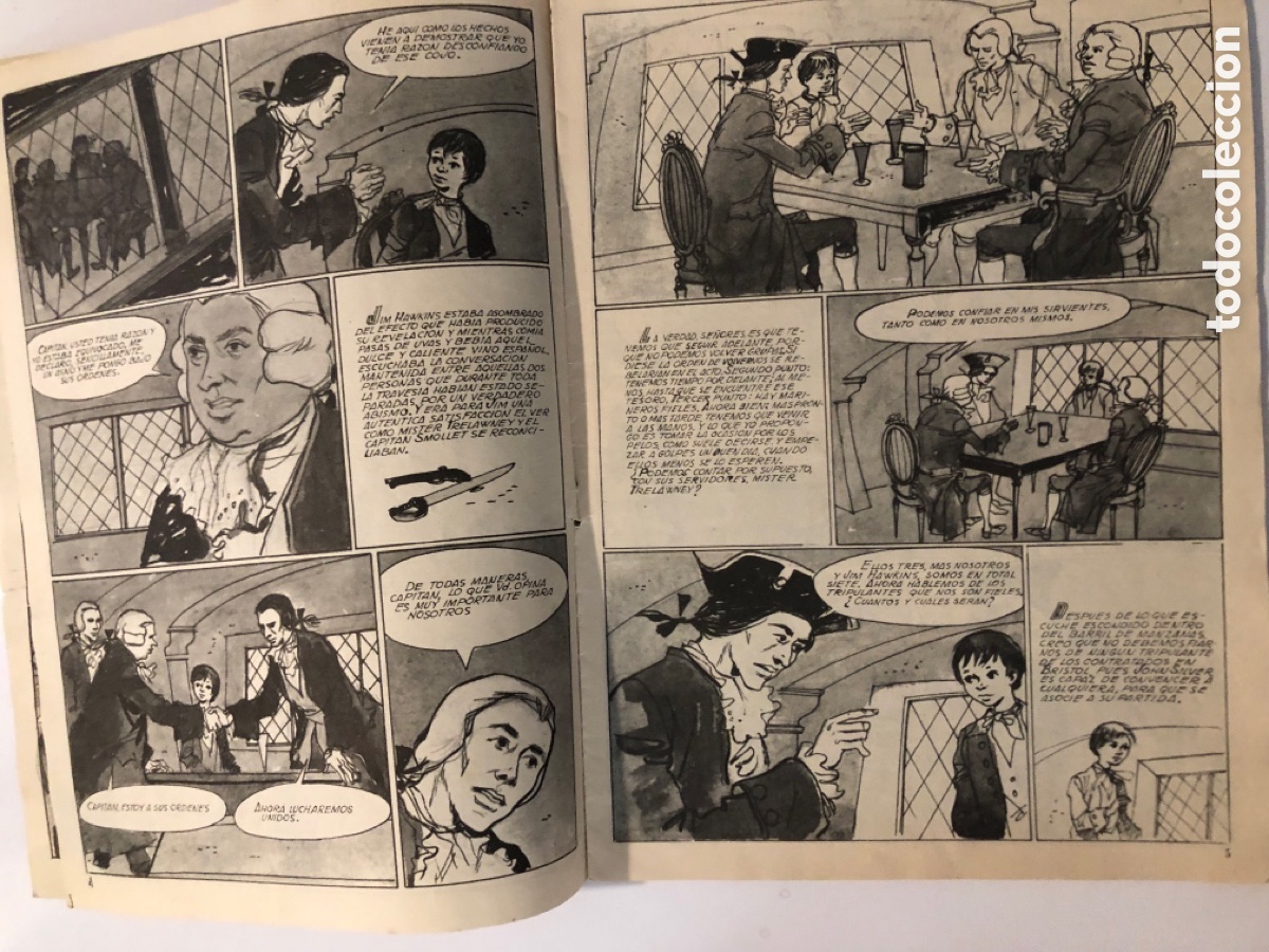 Tebeos: C&oacute;mic tebeo la isla del tesoro 5 ediciones cid - Foto 3