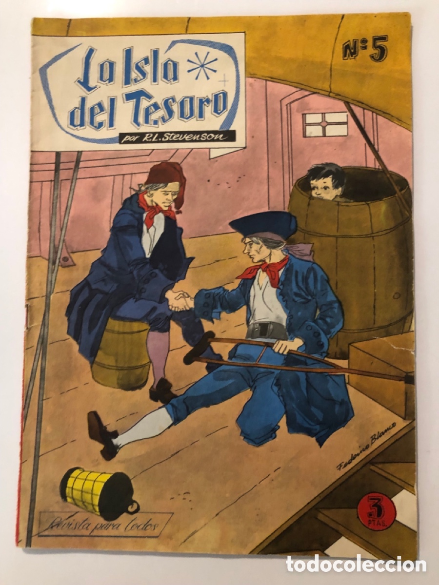 Tebeos: C&oacute;mic tebeo la isla del tesoro 5 ediciones cid - Foto 1
