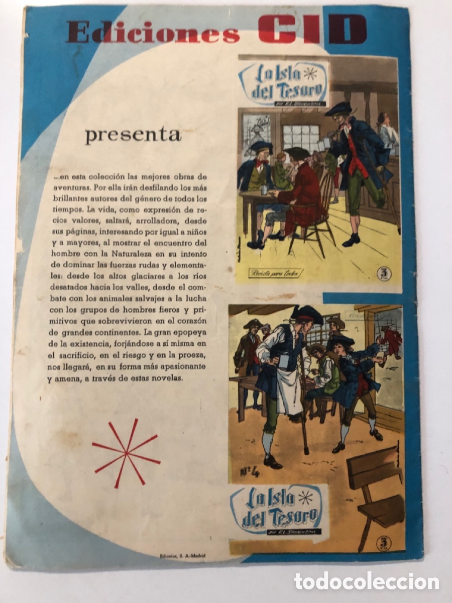 Tebeos: C&oacute;mic tebeo la isla del tesoro 3 ediciones cid - Foto 5