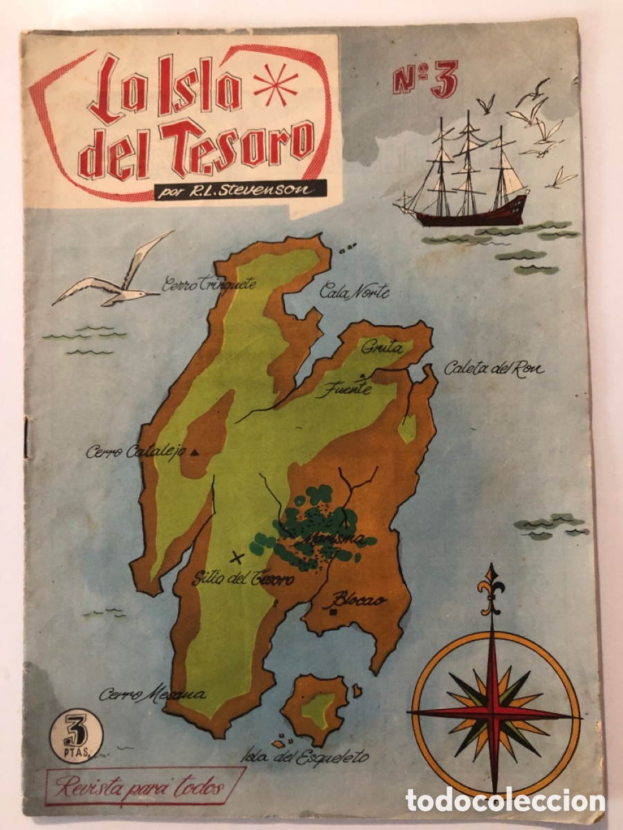 Tebeos: C&oacute;mic tebeo la isla del tesoro 3 ediciones cid - Foto 1