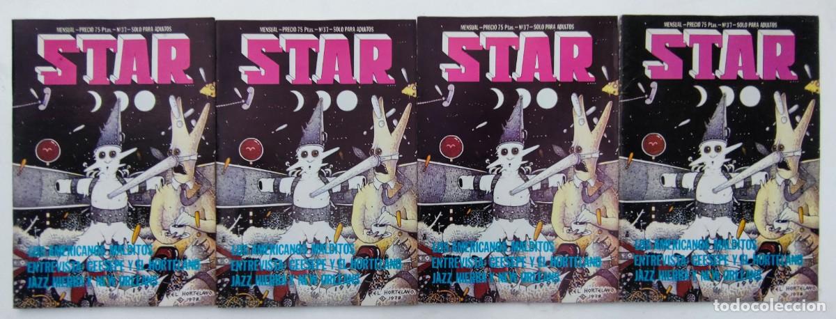 Tebeos: REVISTA STAR N&ordm; 37 COMIX Y PRENSA MARGINAL PRODUCCIONES EDITORIALES 1978 LEER TEXTO ANUNCIO