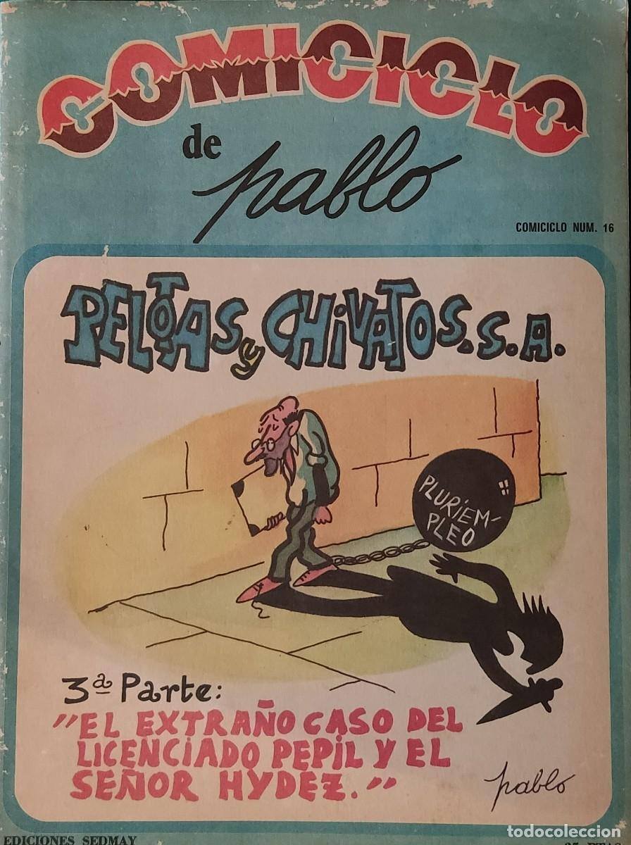 Tebeos: COMICICLO N&ordm; 16 - DE PABLO - PELOTAS Y CHIVATOS S.A. - Foto 1
