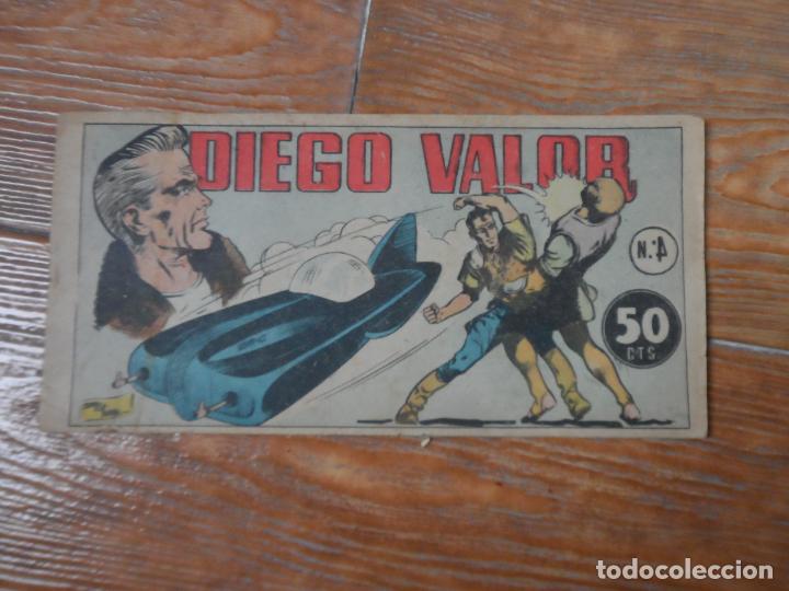 Tebeos: DIEGO VALOR N&ordm; 4 1&ordf; SERIE ORIGINAL EDITORIAL CID - Foto 1
