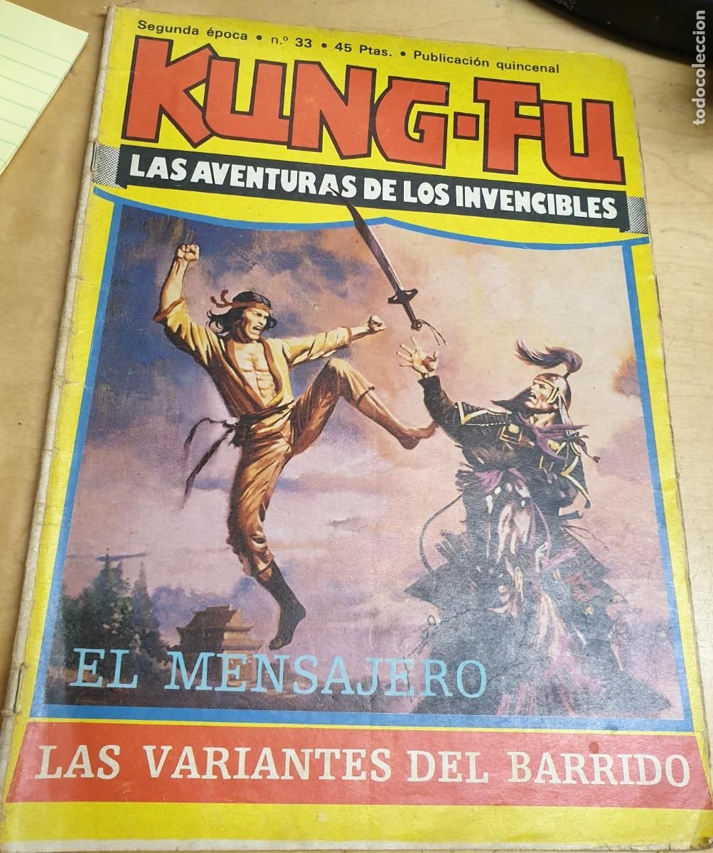 Tebeos: KUNG-FU EL MENSAJERO N&ordm; 33 AMAIKA A&Ntilde;O 1979