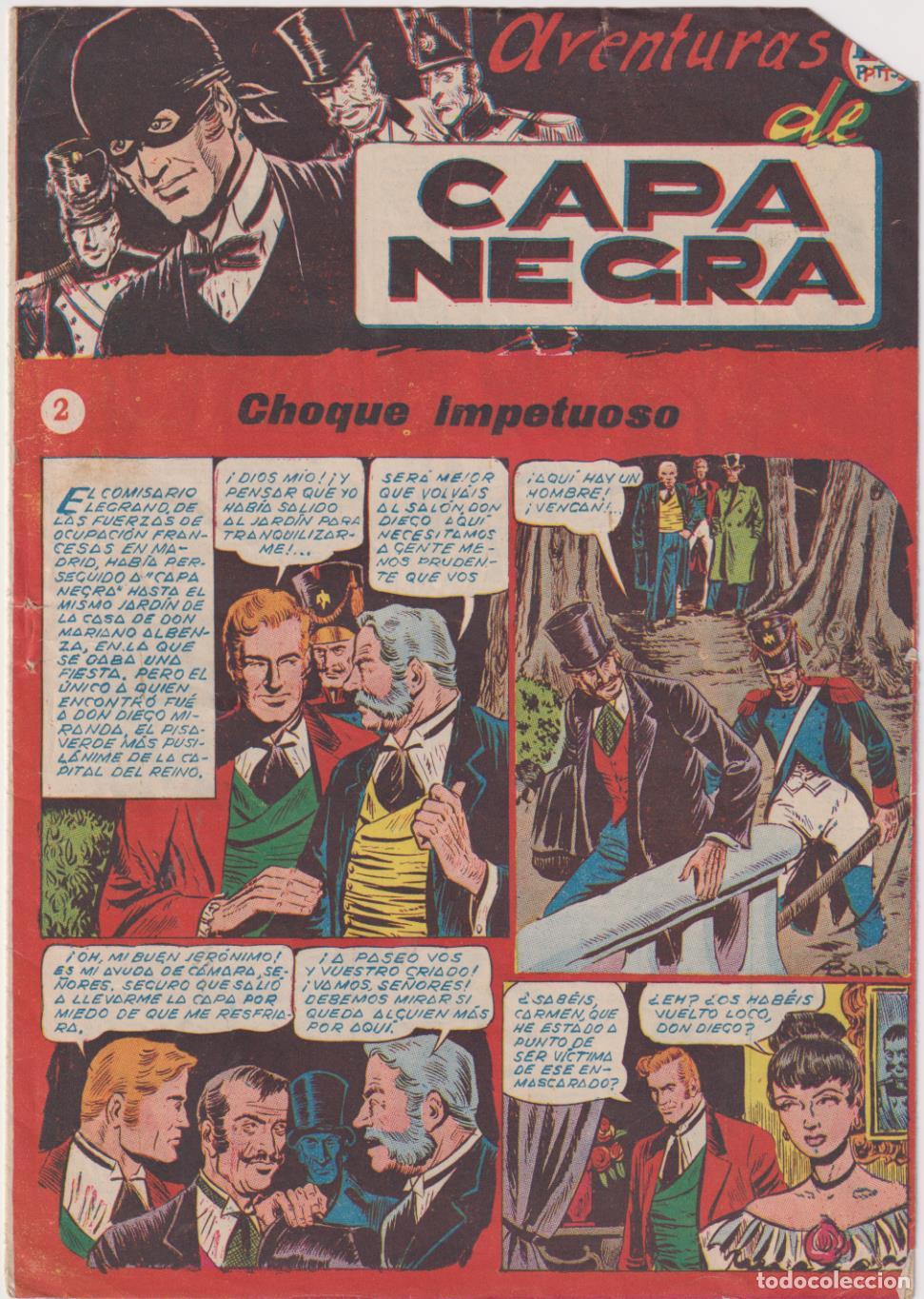 Tebeos: Capa Negra n&ordm; 2. Ricart 1953 - Foto 1